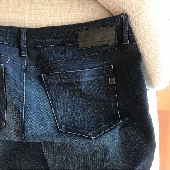 SERFONTAINE | The Euphoria Blue Denim Skinny Jeans With Dark Wash Size 27 - Picture 14 of 14